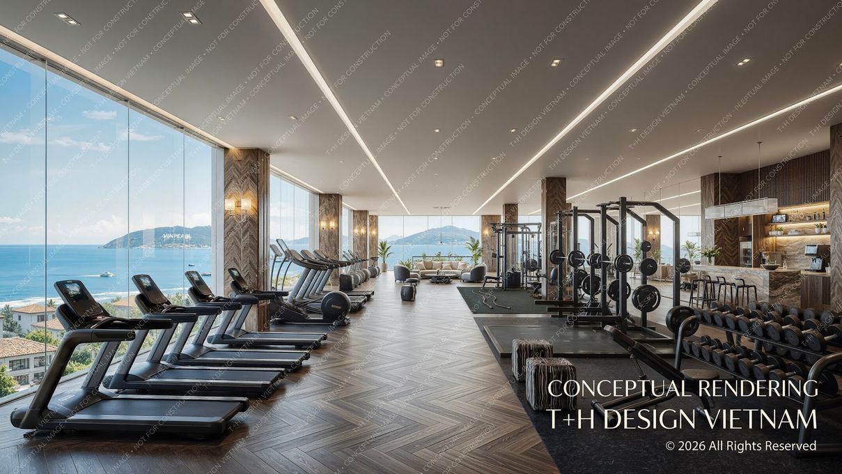 Tien ich phong Gym La Perle Heritage Nha Trang